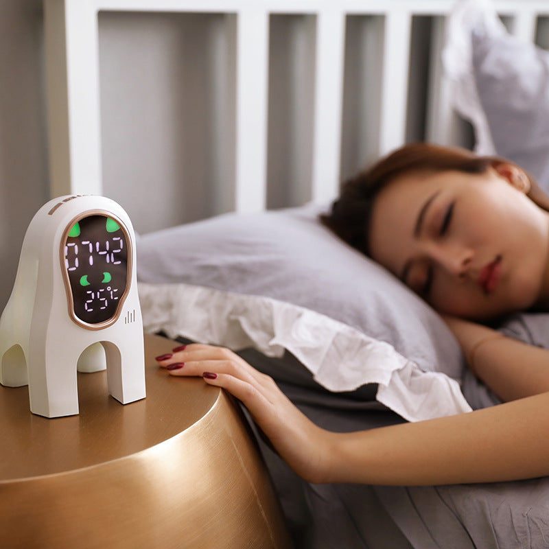 Silence Sensor Display Snooze Alarm Music Clock