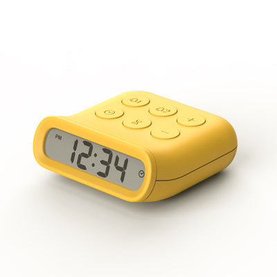 Small Mini Snooze Alarm Clock Electronic LED Time Display